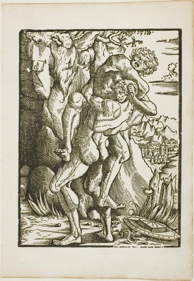 De Werken van Hercules: Hercules en Antaeus door Gabriel Salmon