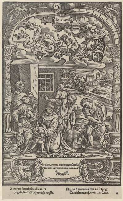 Saturnus door Gabriele Giolito de
