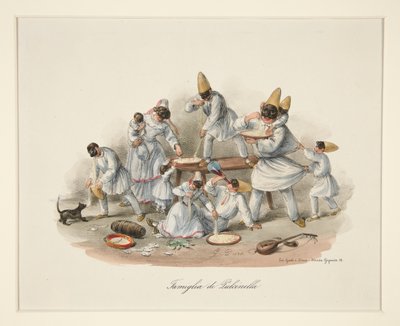 Famiglia di Pulcinella door Gaetano Dura