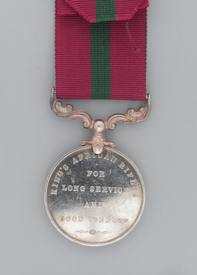 Medaille voor Lange Dienst en Goed Gedrag, Regiments Sergeant Majoor Hassan Jabir, The King