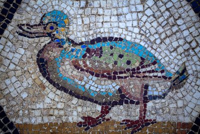 Romeins mozaïek door Gallo-Roman Gallo-Roman
