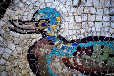 Romeins mozaïek door Gallo-Roman Gallo-Roman