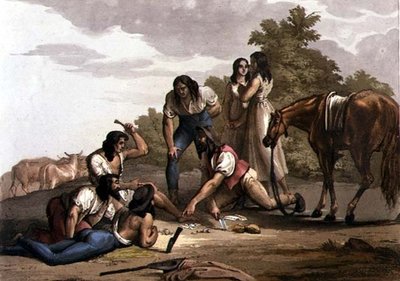 Spaanse Herders van Paraguay door Gallo Gallina