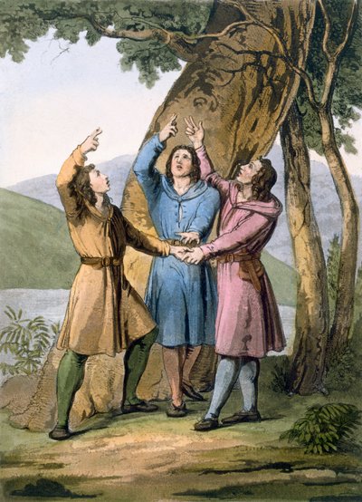 Zwitserland: De drie leiders van de Helvetische Confederatie, uit 