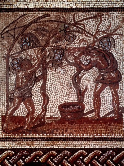 Galloromeinse kunst: herfst: appels plukken en oogsten door Gallo Roman Gallo Roman