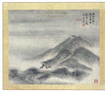 Schildering door Gao Qipei