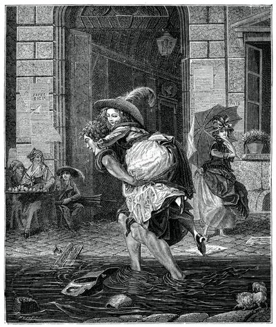 Passage door de storm, 1885 door Garnier