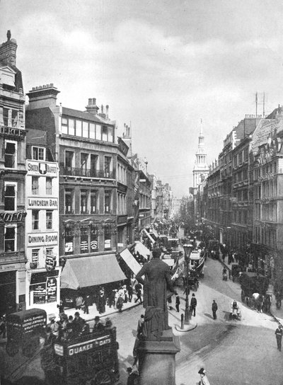 Cheapside, Londen, 1910 door Garratt and Atkinson