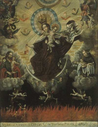 Onze-Lieve-Vrouw van de Berg Karmel door Gaspar Miguel de Berrio