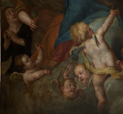 Parochiekerk Sint-Walburgakerk. Schilderij. Gaspar de Crayer. 1652 door Gaspar De Crayer