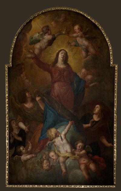 Parochiekerk (Sint-Walburgakerk). Gaspar de Crayer. 1652 door Gaspar De Crayer