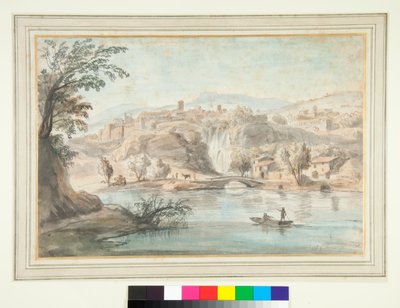 Landschap bij Tivoli door Gaspar van Wittel