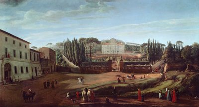 Villa Aldobrandini door Gaspar van Wittel