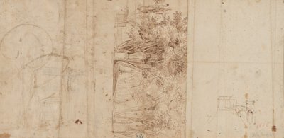 De Tuinen van de Villa Medici door Gaspar van Wittel