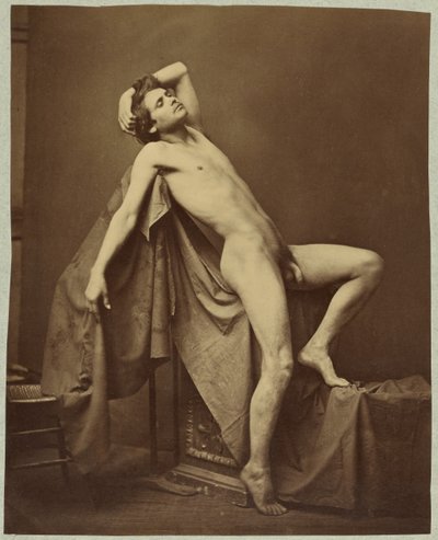 Mannelijke figuur in rust door Gaudenzio Marconi