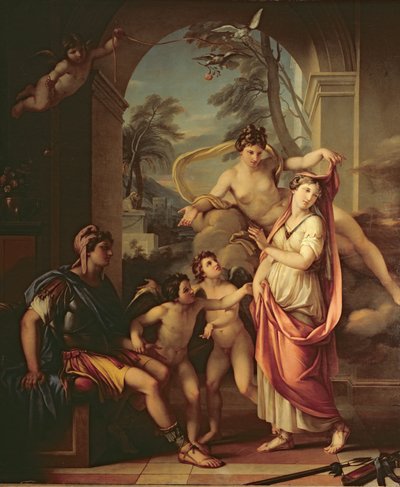 Venus presenteert Helena aan Paris door Gavin Hamilton
