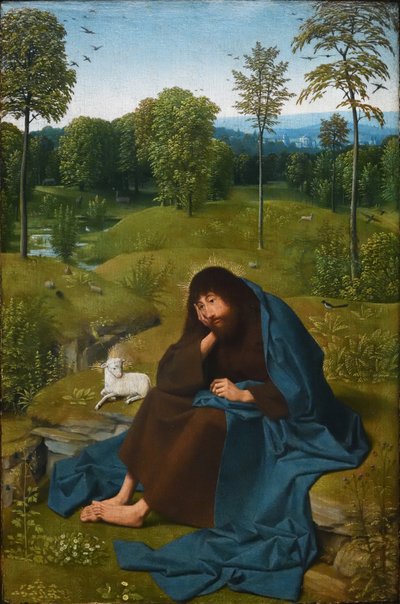 Johannes de Doper in de woestijn door Geertgen Tot sint Jans