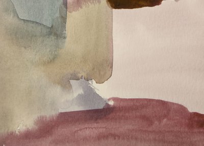 Moderne, ingetogen aquarel door Gemma Bardot