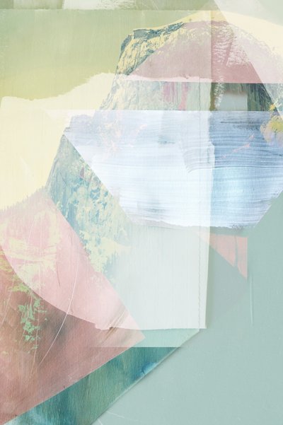 Zacht abstract landschap door Gemma Bardot