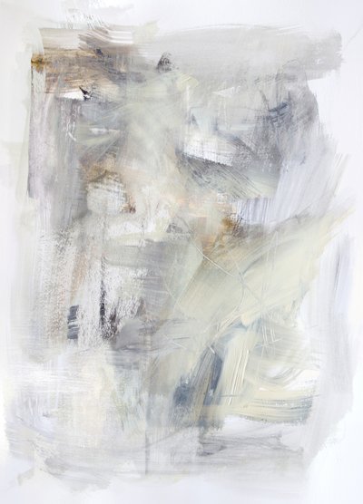 Zacht, neutraal, abstract door Gemma Bardot
