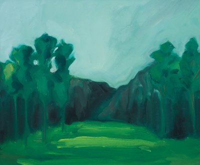 Tuin 1, 2019 (olieverf op doek) door Genevieve French