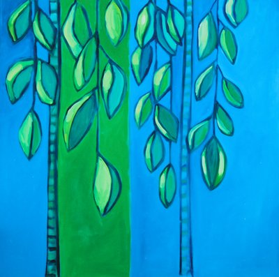 Wensen, 2018 (olieverf op doek) door Genevieve French