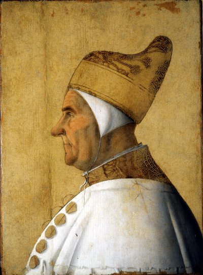 Portret van Doge Giovanni Mocenigo door Gentile Bellini