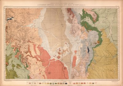 Geologische en geografische atlas van Colorado en delen van aangrenzend gebied door Geological And Geographical Survey Of The Territories