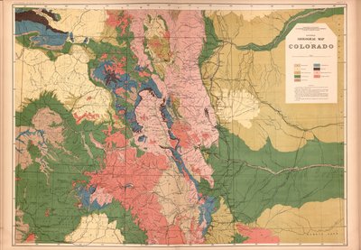 Geologische en geografische atlas van Colorado en delen van aangrenzend gebied door Geological And Geographical Survey Of The Territories