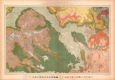 Geologische en geografische atlas van Colorado en delen van aangrenzend gebied door Geological And Geographical Survey Of The Territories
