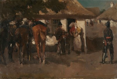 De troepen inkwartieren door Georg-Hendrik Breitner