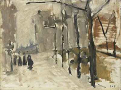 Uitzicht in Den Haag door Georg-Hendrik Breitner