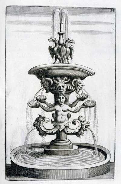 Fonteinontwerp, 1664 door Georg Andreas Bockler