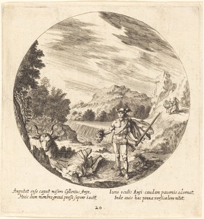 Mercurius Doodt Argus door Georg Andreas Wolfgang the Elder