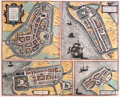 Bolsward, Stavoren, Harlingen en Hindelopen, Nederland - in 