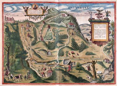 Kalwarya Zebrzydowka (ten zuidoosten van Krakau), Polen - in 