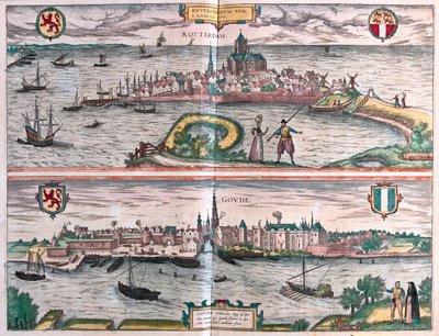 Rotterdam en Gouda, Nederland - in 