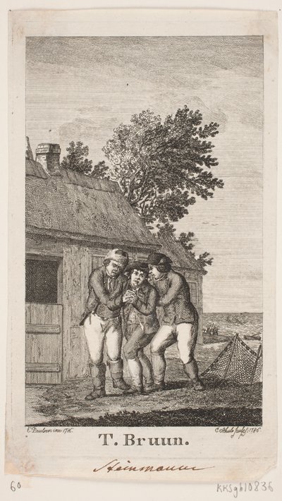 T. Bruun door Georg Christian Schule