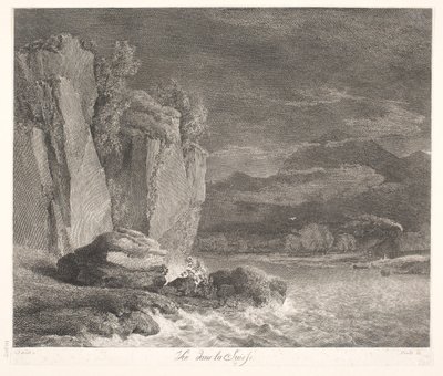 "Uitzicht in Zwitserland" door Georg Christian Schule