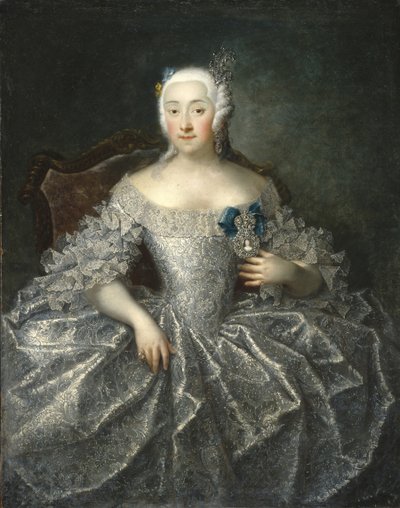 Portret van Gravin Varvara Alexeyevna Sheremetyeva door Georg Christoph Grooth