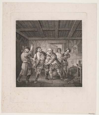 Illustratie voor Holbergs Komedies door Georg Haas