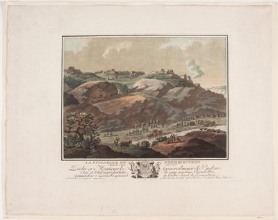 De citadel van Frideriksteen door Georg Haas