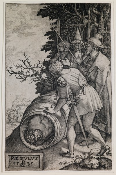 Attilus Regulus door Georg Pencz
