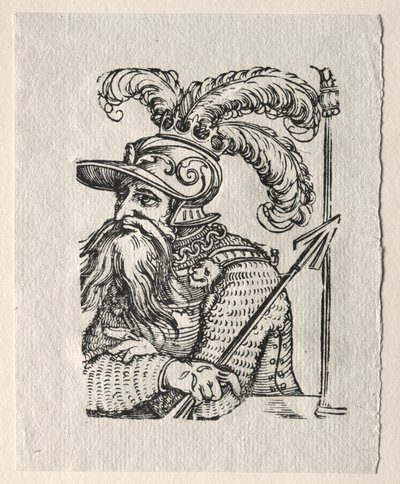Tirannen van het Oude Testament: Achab door Georg Pencz