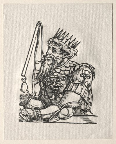 Tirannen van het Oude Testament: Nebukadnezar door Georg Pencz