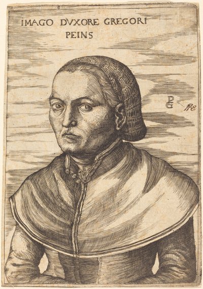 Echtgenote van Georg Pencz door Georg Pencz