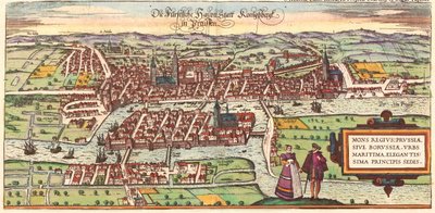 Kaliningrad, Rusland door Georg and Hogenberg Franz (1535 90) Braun