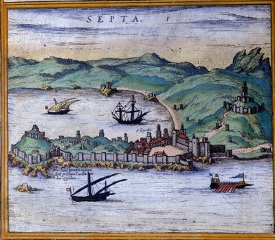 Ceuta, Marokko, uit de Atlas 
