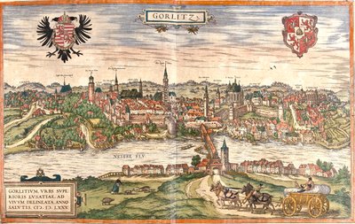 Görlitz, Duitsland door Georg and Hogenberg Franz (1535 90) Braun