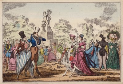 Monstrositeiten van 1822 door George (after) Cruikshank